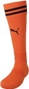 PJ-729881-08-30 プーマ ライン入り ストッキング(ゴールデンポピー/プーマブラック・サイズ:30) PUMA