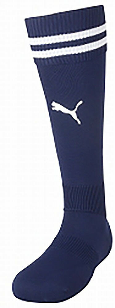 プーマ ライン入り ジュニア ストッキング(ピーコート/プーマホワイト・サイズ:18) PJ-729882-06-18 PUMA