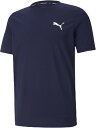 PJ-588866-06-L プーマ ACTIVE スモールロゴ Tシャツ（ピーコート・サイズ：L） PUMA