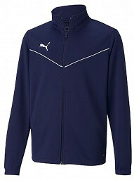 PJ-657652-06-150 プーマ ジュニア TEAMRISEトレーニングトラックジャケット（ピーコート/プーマホワイト・サイズ：150） PUMA