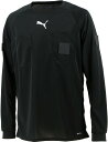 PJ-705378-01-L プーマ 【審判服】長袖レフリーシャツ(プーマブラック・サイズ:L) PUMA