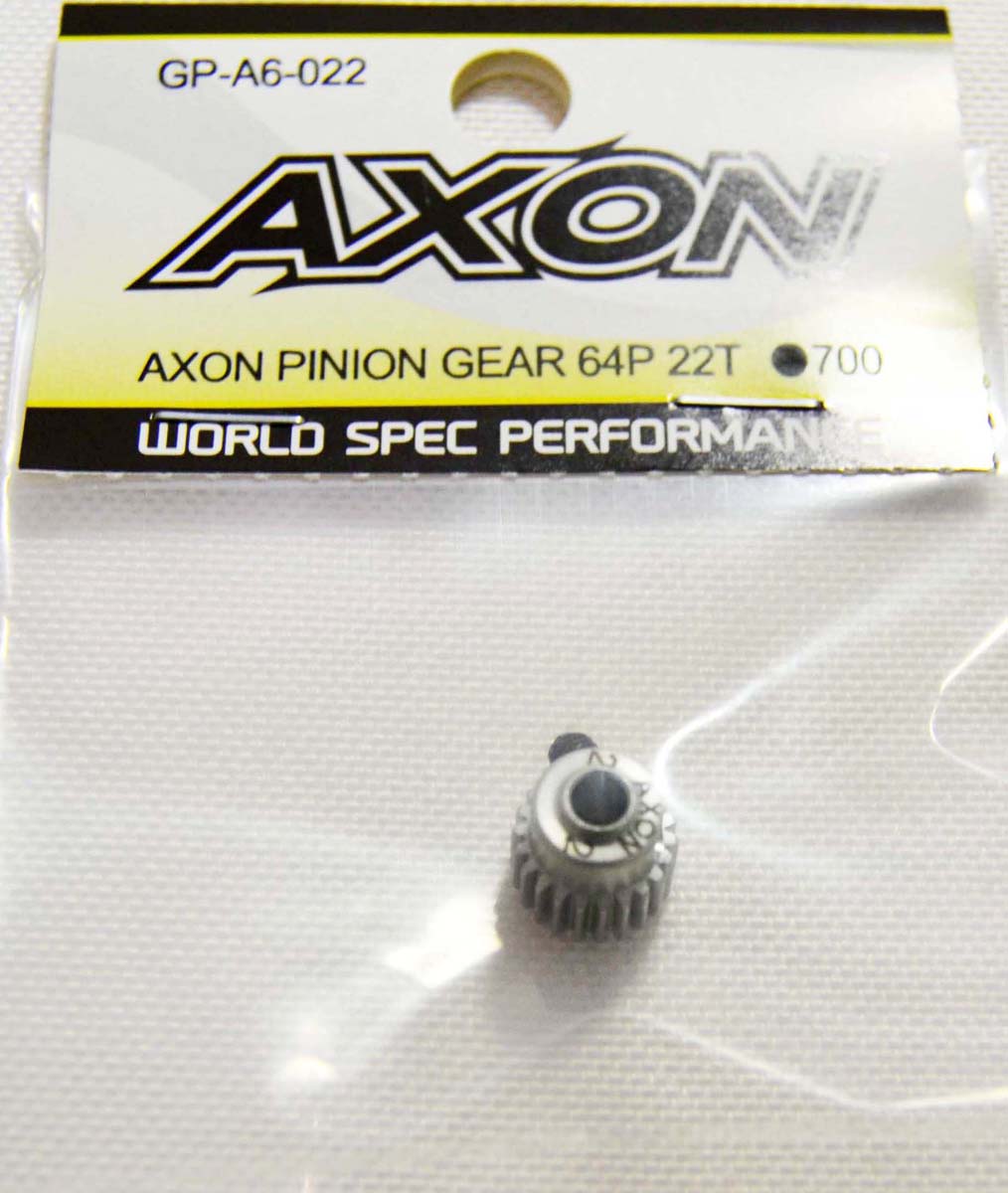 AXON AXON PINION GEAR 64P 22T【GP-A6-022】 ラジコンパーツ