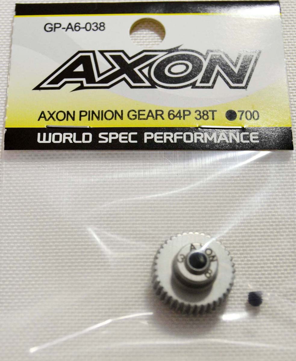 AXON AXON PINION GEAR 64P 38T【GP-A6-038】 ラジコンパーツ