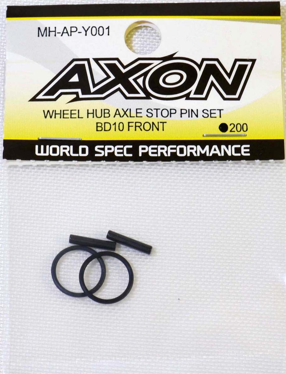 AXON WHEEL HUB AXLE STOP PIN SET / BD10 FRONT (2