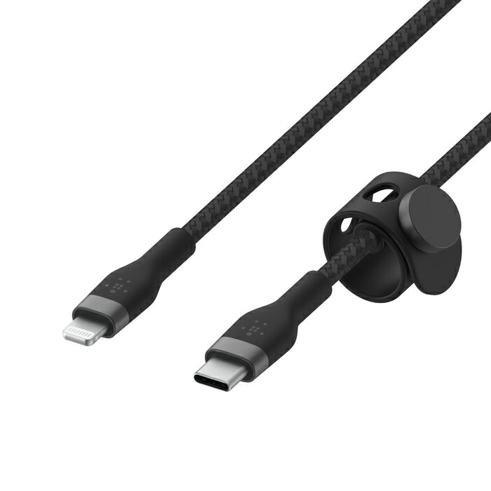 BELKIN BOOST��CHARGE PRO Flex�饤�ȥ˥� to USB-C�����֥� 1m(�֥�å�) CAA011BT1MBK
