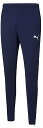 PJ-657646-06-L プーマ TEAMRISE トレーニングパンツ(ピーコート/プーマホワイト・サイズ:L) PUMA