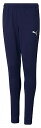 PJ-657654-06-140 プーマ ジュニア TEAMRISE トレーニングパンツ(ピーコート/プーマホワイト・サイズ:140) PUMA