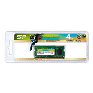 SiliconPowerʥꥳѥ PC3-12800DDR3-1600204pin DDR3 SDRAM S.O.DIMM 4GB SP004GBSTU160N02