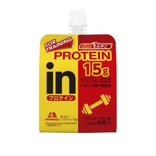 ゼリー飲料　ウィダーイン　ウイダー　ウィダー　インゼリー inゼリー プロテイン15g パインヨーグルト味 森永製菓 インゼリ-プロテイン15G