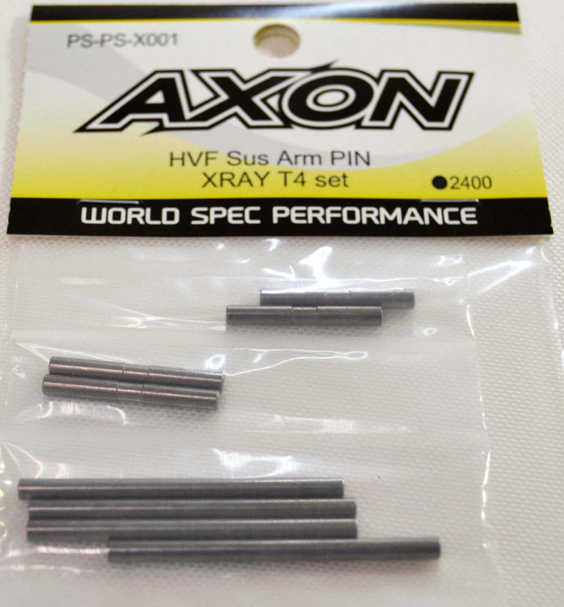 AXON HVF Low Friction Sus Arm PIN / XRAY T4 SET yPS-PS-X001z