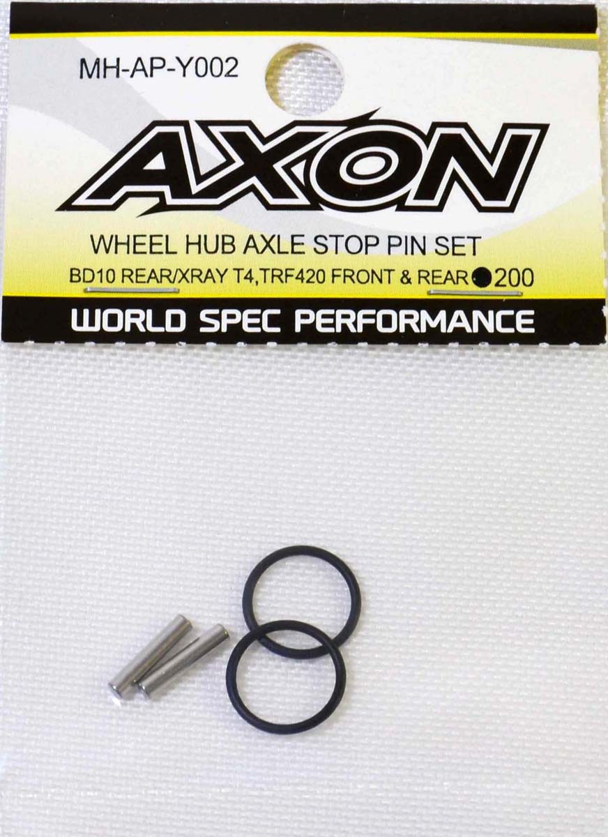 AXON WHEEL HUB AXLE STOP PIN SET / BD10 REAR/XRA