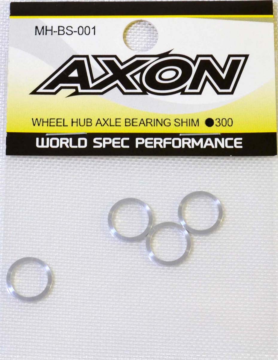 AXON WHEEL HUB AXLE BEARING SHIM 1.0mm (4pic)【