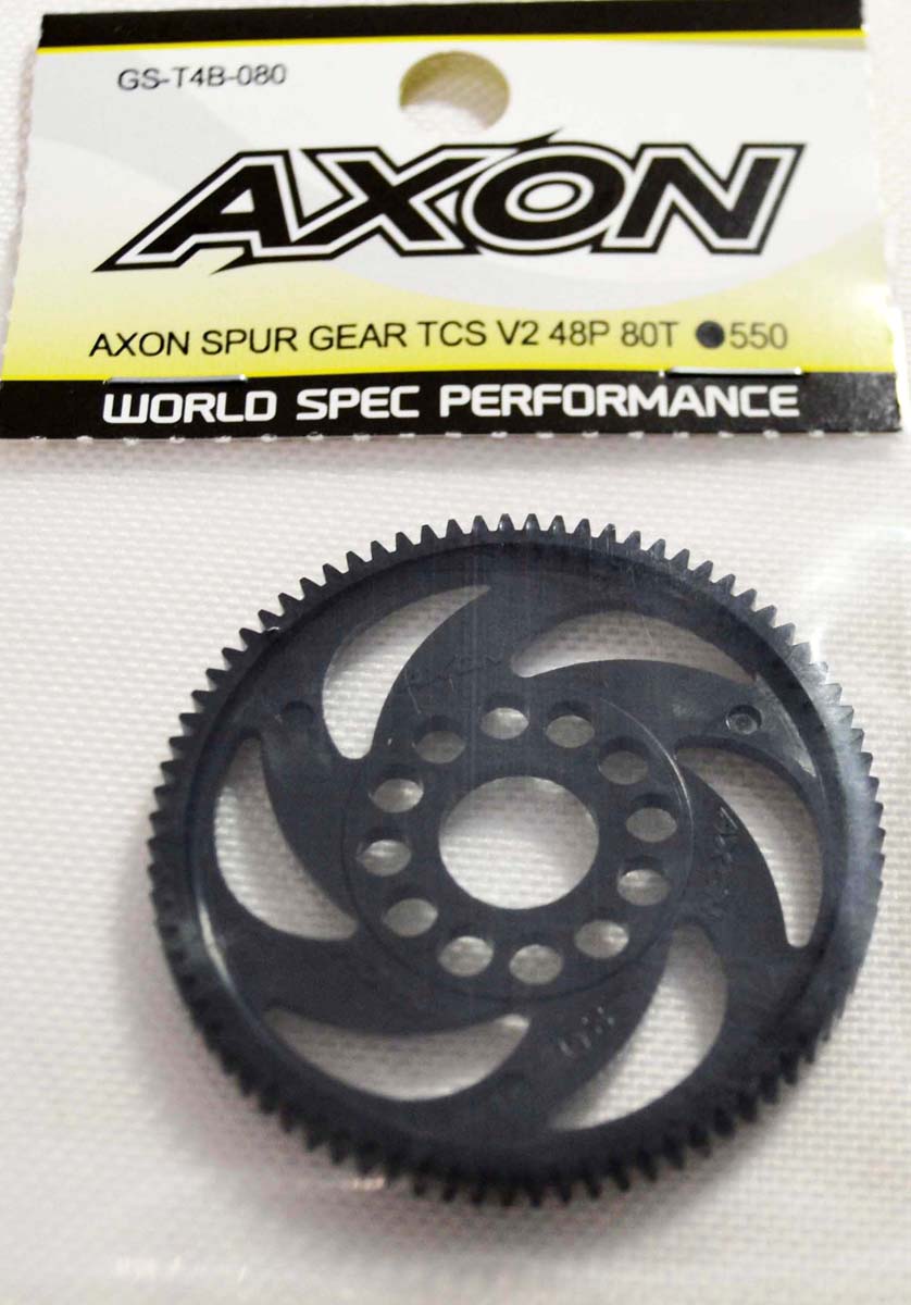 AXON AXON SPUR GEAR TCS V2 48P 80T 【GS-T4B-080】