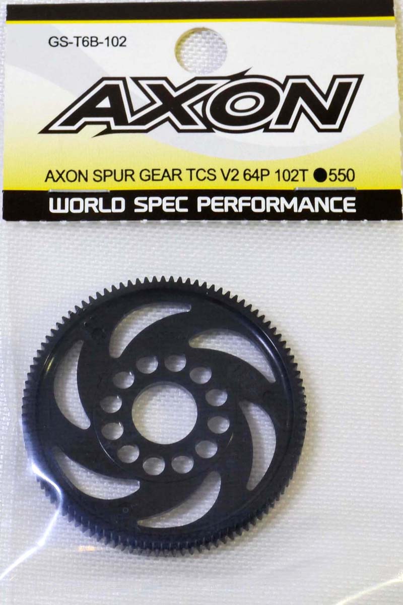AXON AXON SPUR GEAR TCS V2 64P 102T ラジコンパーツ