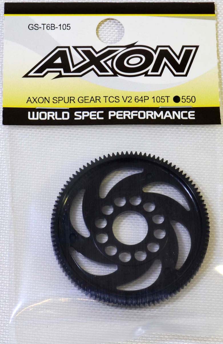 【返品種別B】□「返品種別」について詳しくはこちら□※画像はイメージです。実際の商品とは異なる場合がございます。【商品紹介】AXON AXON SPUR GEAR TCS V2 64P 105Tです。高剛性＆超ローフリクション素材から導く進...