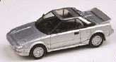 PARA64 1/64 トヨタ MR2 MK1 1985 シルバーメタリック ライトクローズ LHD【PA-55363】 ミニカー