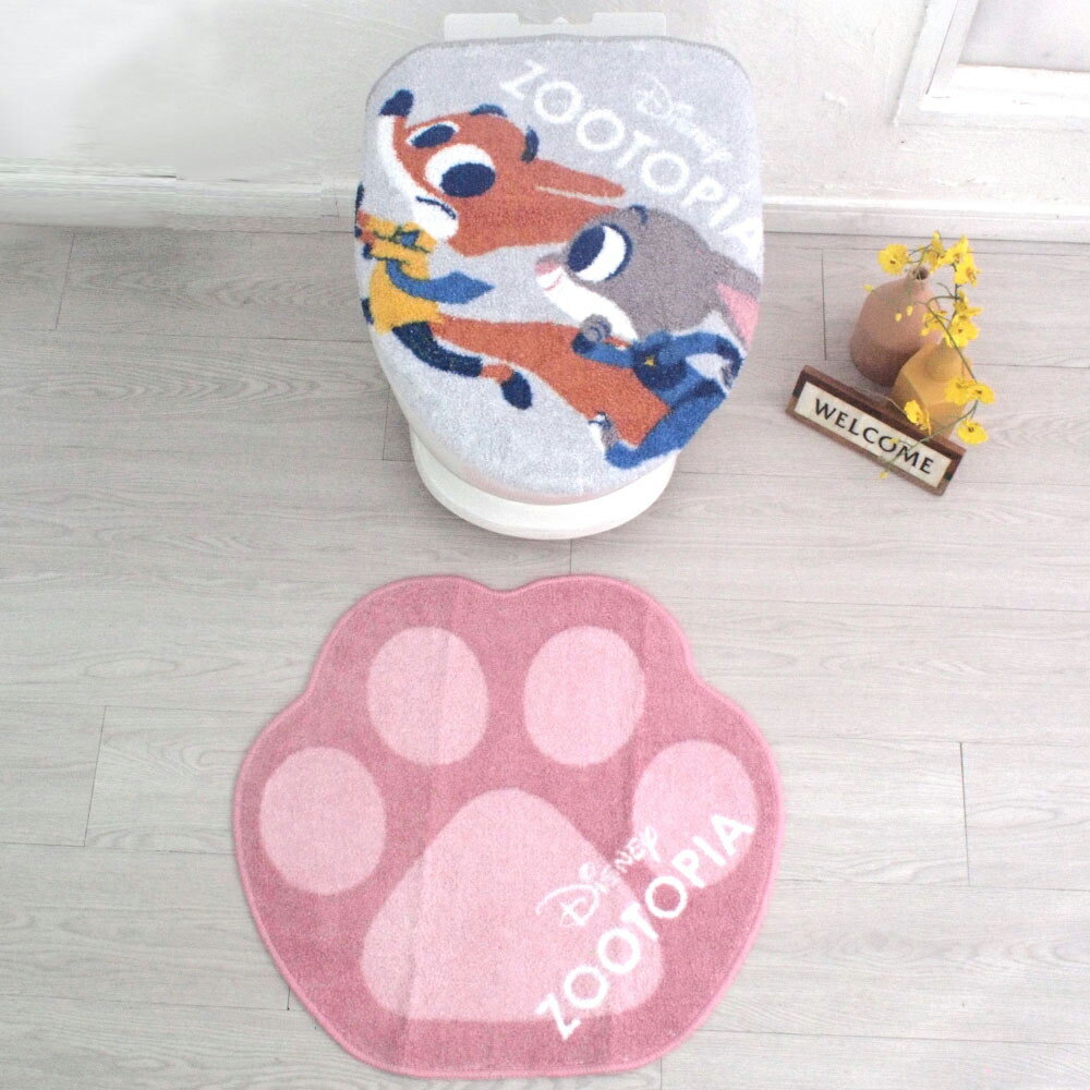 バード ズートピアトイレ2点セット (フタカバー＆トイレマット) SB-599-D-PC-2 Disney [SB599DPC2]【Di..