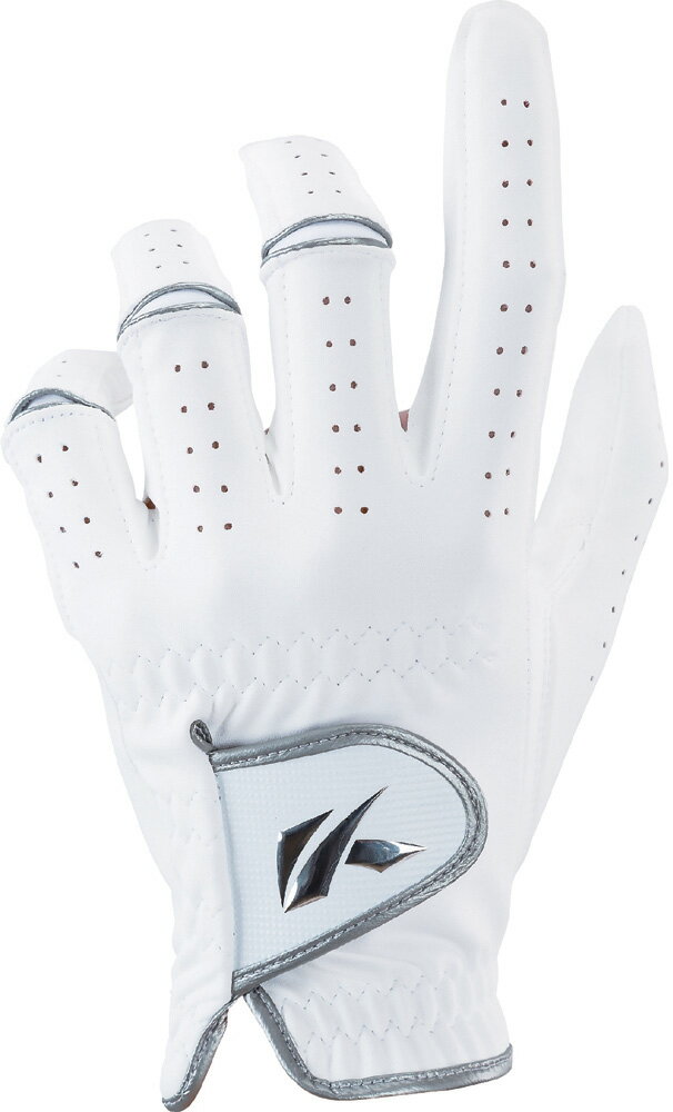 キャスコ パーフェクトフィット 左手用（ホワイト・サイズ：25cm） SR-2017-WH-25 Kasco ゴルフグローブ