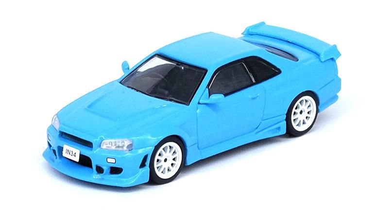 INNO MODELS 1/64 Nissan スカイライン R34 ベビーブルー Hong Kong ToyCar Salon 2022 イベント限定【IN64-R34-BBBL】 ミニカー