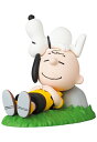 メディコム・トイ UDF PEANUTS シリーズ13 NAPPING CHARLIE BROWN ＆ SNOOPY フィギュア