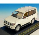 First43 【再生産】1/43 三菱 パジェロ 4WD 2010 パールホワイト【F43-075】 ミニカー