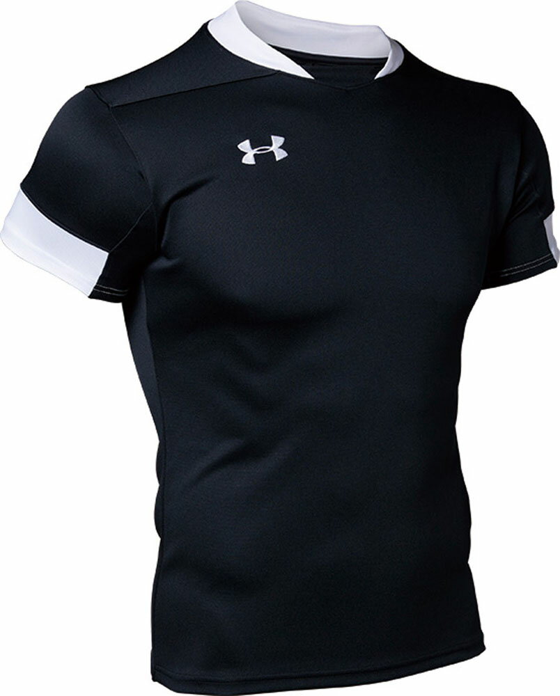 1365028-001-3XL アンダーアーマー ラグビー プラクティス ショートスリーブ シャツ（ブラック・サイズ：3XL） UNDER ARMOUR　UA