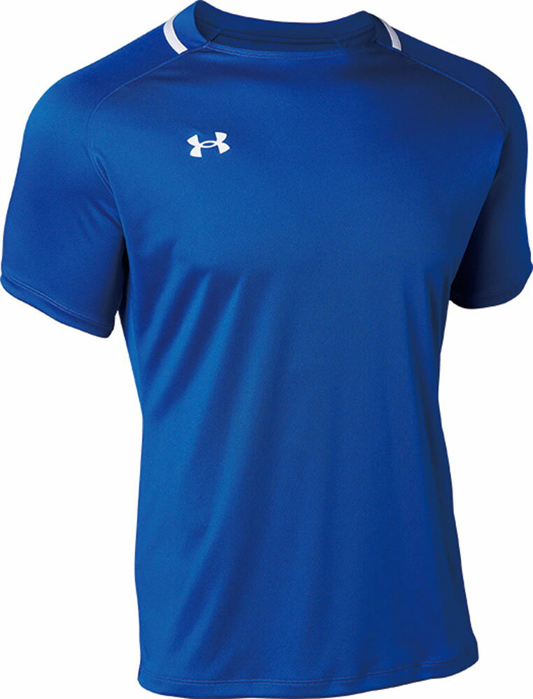 Shirts - アンダーアーマー サッカー ジャージ ショートスリーブ（ロイヤル・サイズ：4XL） 1365023-400-4XL UNDER ARMOUR　UA