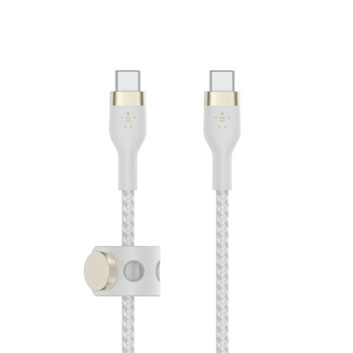 BELKIN BOOST↑CHARGE PRO Flex USB-C to USB-C 高耐久編込シリコンケーブル 1m (ホワイト) CAB011BT1MWH BELKIN BOOST↑CHARGE PRO Flex USB-C to USB-C 高耐久編込シリコンケーブル 1m (ホワイト) CAB011BT1MWH