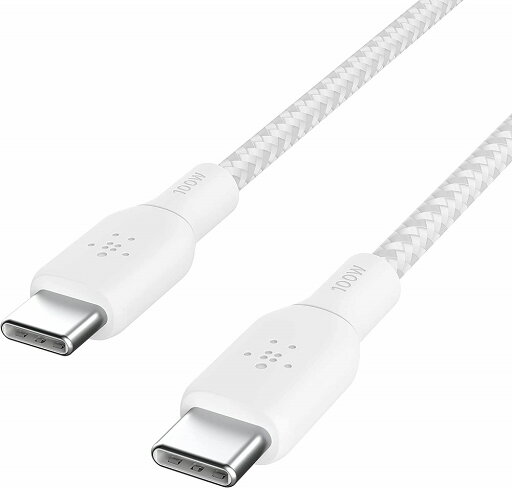 BELKIN BOOST↑CHARGE USB-C to USB-Cケーブル 100W 3m(ホワイト) CAB014BT3MWH BELKIN BOOST↑CHARGE USB-C to USB-Cケーブル 100W 3m(ホワイト) CAB014BT3MWH
