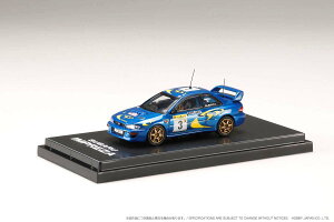 ホビージャパン 1/64 スバル インプレッサ WRC No.3 555スバル 1997 ラリー・モンテカルロ【HJR642041A】 ミニカー