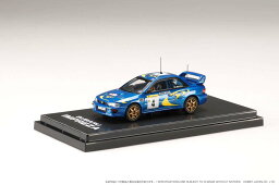 ホビージャパン 1/64 スバル インプレッサ WRC No.4 555スバル 1997 ラリー・モンテカルロ ウィナー【HJR642041B】 ミニカー