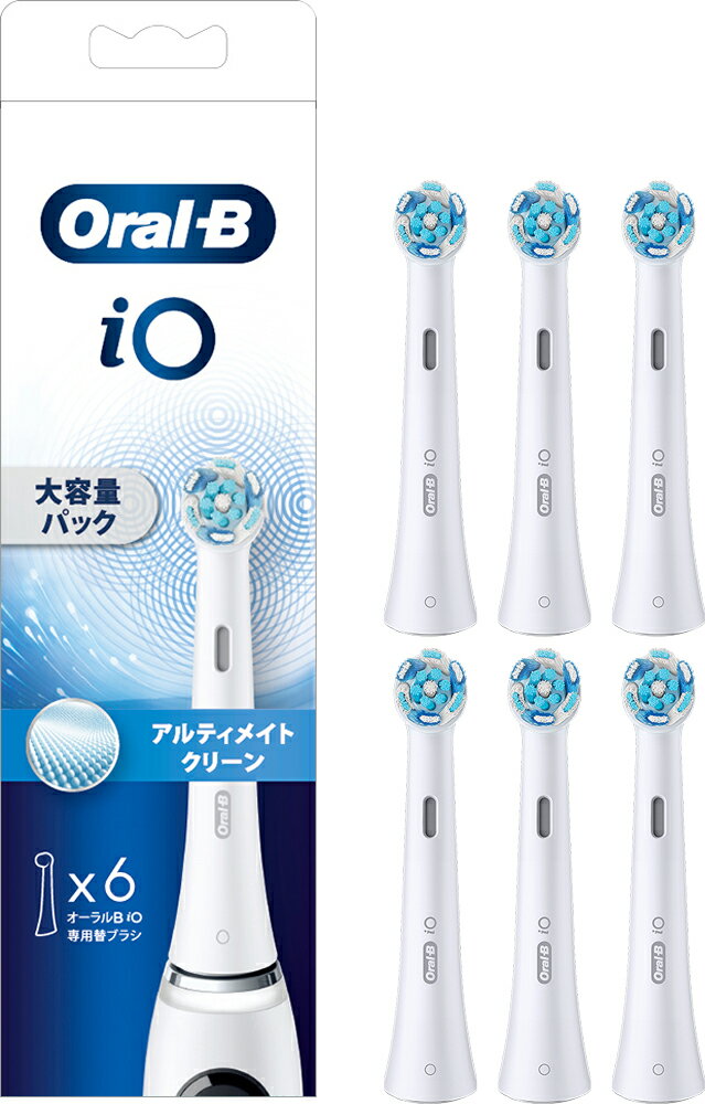 IORBCW-6EL ブラウン アルティメイトクリーンブラシ（ホワイト）【6本入】 BRAUN Oral-B（オーラルB） IORBCW6EL