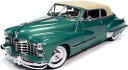 Auto World 1/18 1947 キャディラック シリーズ 62 カブリオレ グリーン【AW315】 ミニカー