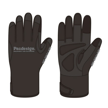 Ѵ֡ɴ֡Ѵޡɴޡե祢 PGV-044_3L(֥å졼) ѥǥ ץ󥪥ե祢 3L(֥å졼) Pazdesign CHLOROPRENE OFFSHORE GLOVE