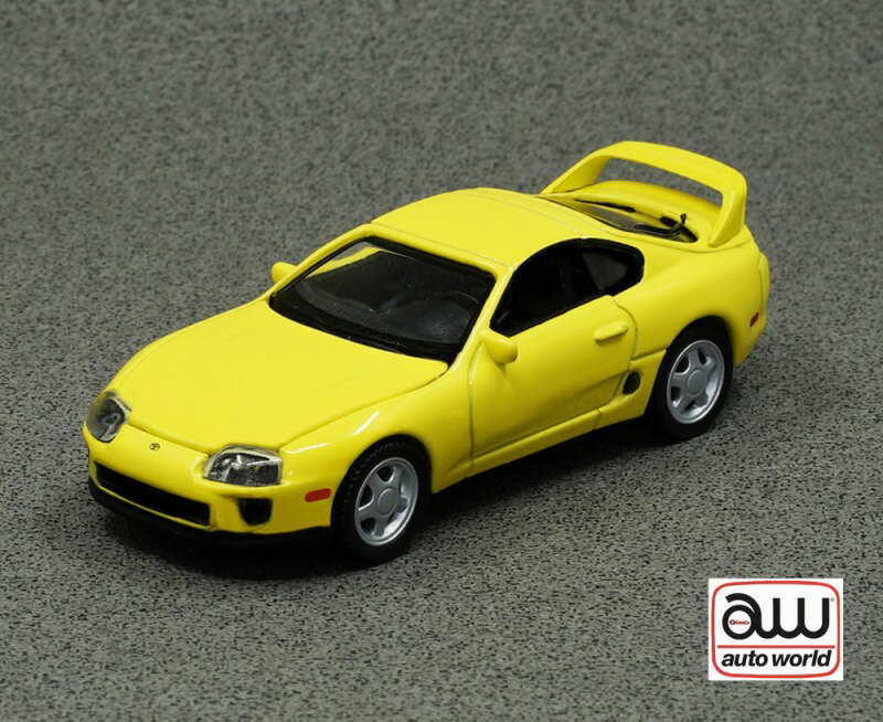 Auto World 1/64 Toyota Supra Exclusive Edition Yellow Wheel Bros iyCP8002-24z ~jJ[