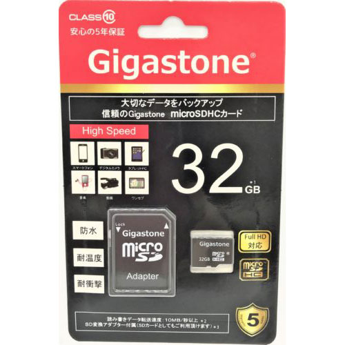 GJM10/32G Gigastoneʥȡ microSDHC꡼ 32GB Class10