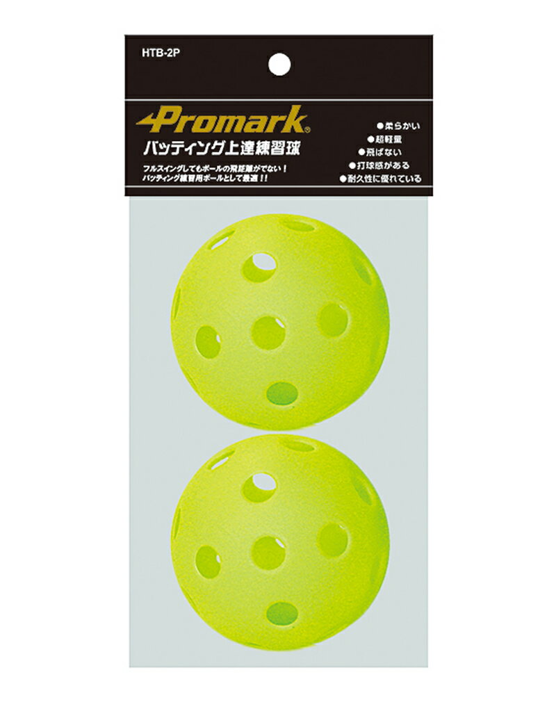 HTB-2P サクライ貿易 バッティング上達練習球 2球入り PROMARK プロマーク