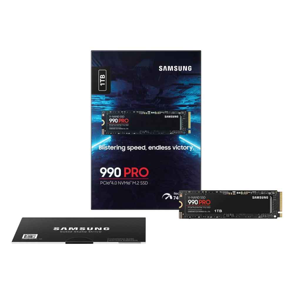 Samsungʥॹ Samsung SSD 990 PRO 1TB (M.2/NVMe) ݾ MZ-V9P1T0B-IT