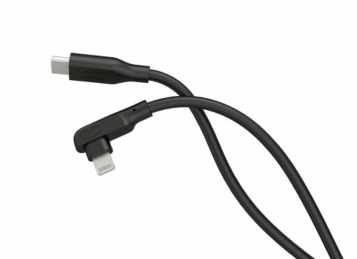 CIO L字型シリコンケーブル USB-C to Lightning 1m(ブラック) CIO-SLL30000-CL1-BK CIO L字型シリコンケーブル USB-C to Lightning 1m(ブラック) CIO-SLL30000-CL1-BK