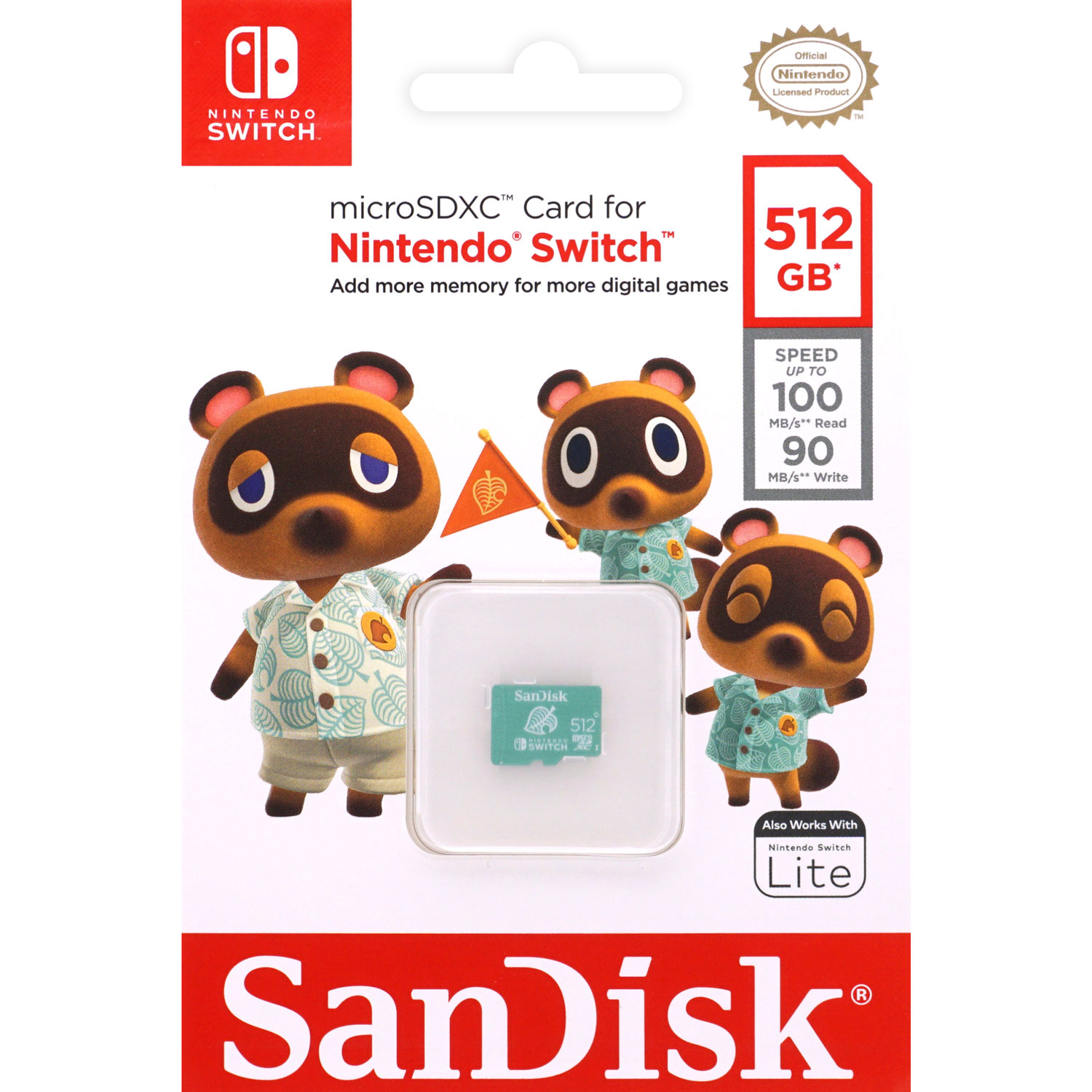 SDSQXAO-512G-GN3ZN SanDisk（サンディスク） microSDXCメモリーカード 512GB UHS-I 