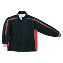 CON-CB182501S-1964-L コンバース 男女兼用 ウォームアップジャケット(裾ボックスタイプ)(ブラック×レッド・サイズ:L) CONVERSE