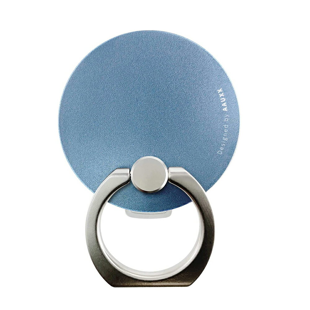 AAUXX ワイヤレス充電対応 着脱式スマホリング 『iRing ポップ』（セレニティブルー） UMS-IRPOP01SB