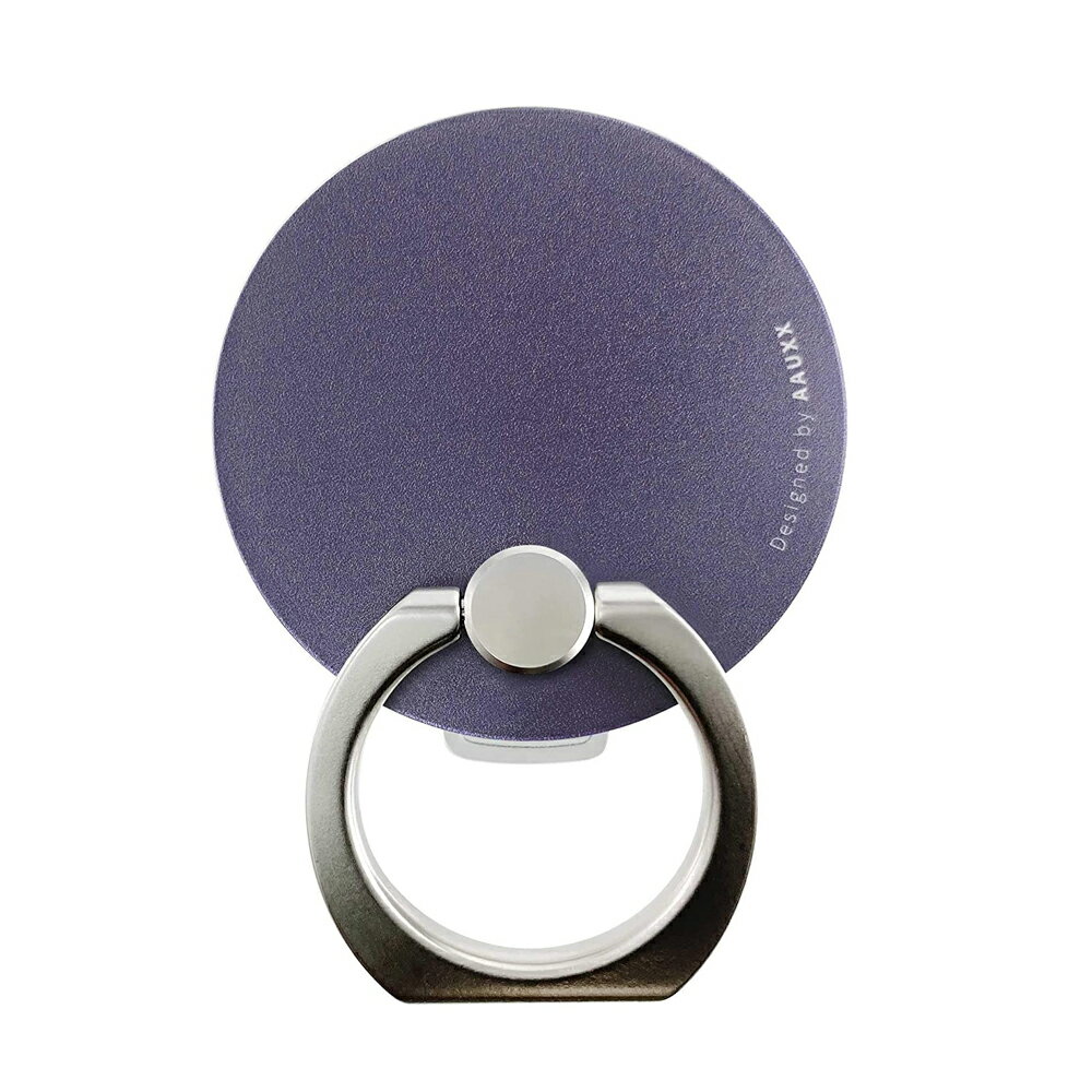 AAUXX ワイヤレス充電対応 着脱式スマホリング『iRing ポップ』（ダークパープル） UMS-IRPOP01DP