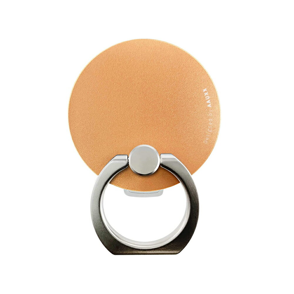 AAUXX ワイヤレス充電対応 着脱式スマホリング『iRing ポップ』（シナモンオレンジ） UMS-IRPOP01CO