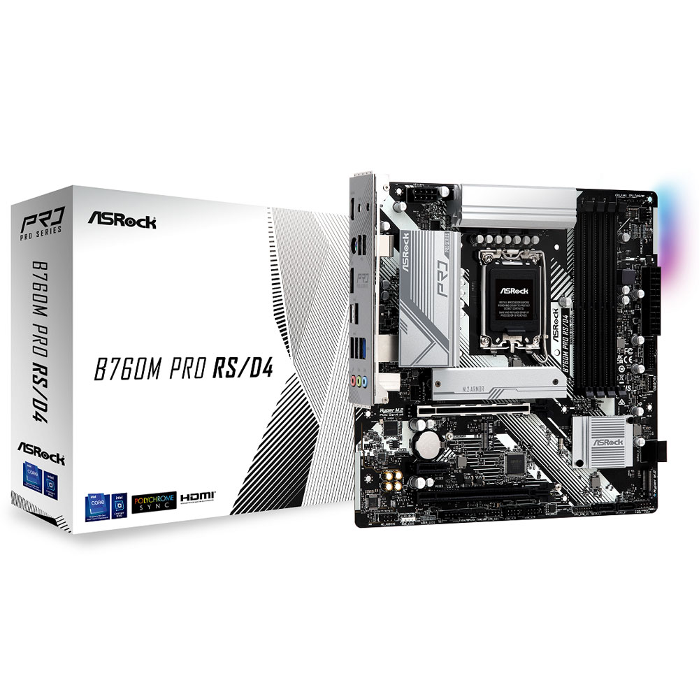 ASRock（アスロック） ASRock B760M Pro RS/D4 / microATX対応マザーボード B760M PRO RS/D4