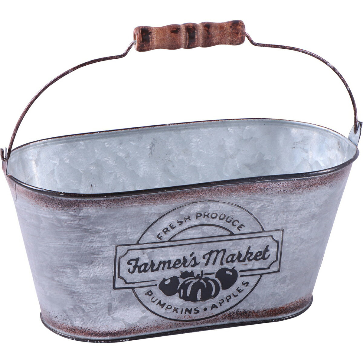 ベストコ ファーマーズ　マーケット　オーバルポット　カップ付（S） NE-752 Bestco