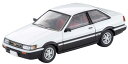 トミーテック 1/64 LV-N284a トヨタ カローラレビン 2ドア GT-APEX（白/黒）84年式【324591】 ミニカー