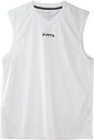 FINTA(フィンタ) サッカー・フットサル用 インナーシャツ(ホワイト・サイズ:140cm) FNT-FTW7034-001-140 ジュニア用 メッシュ ノースリーブ
