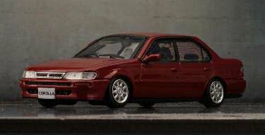 BM CREATIONS 1/64 トヨタ カローラ 1996 AE100 レッド (RHD) 【64B0250】 ミニカー