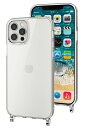 エレコム iPhone 12 Pro/12用 ハイブリッドケース ワイヤレス充電可 ショルダーストラップホール付（クリア） PM-A20BHVCKSHCR